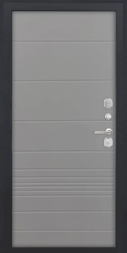 Входная дверь ДвериПРО Модель L-48 ФЛ-700 (10мм, ясень грей) DPRO196563 внутренняя сторона