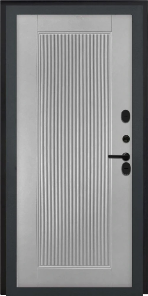 Входная дверь ДвериПРО L-43 ПВХ 10мм Астрод Velutto Grigio DPRO198160 внутренняя сторона