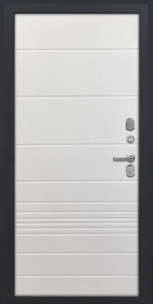 Входная дверь ДвериПРО L-45 ФЛ-700 (10мм, ясень белый) DPRO196540 внутренняя сторона