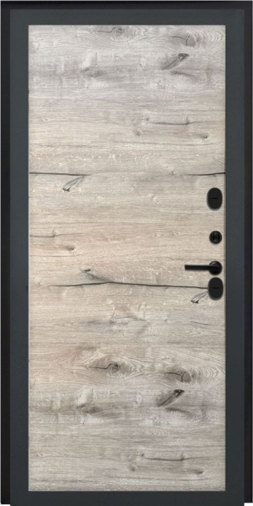 Входная дверь ДвериПРО L-43 Без фрезеровки Дуб пацифик горизонт DPRO196724 внутренняя сторона