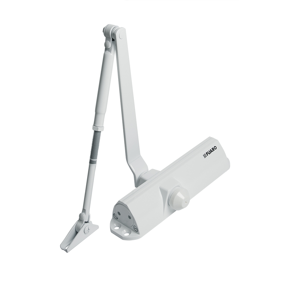 Фото Доводчик дверной DC20-4/TS-68 ФОП WH до 85 кг (белый)